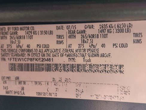 Used 2015 Ford F150 XLT w/ Equipment Group 302A Luxury image 33