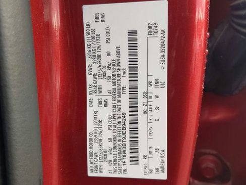 Used 2018 Ford F350 Platinum w/ Platinum Ultimate Package image 18