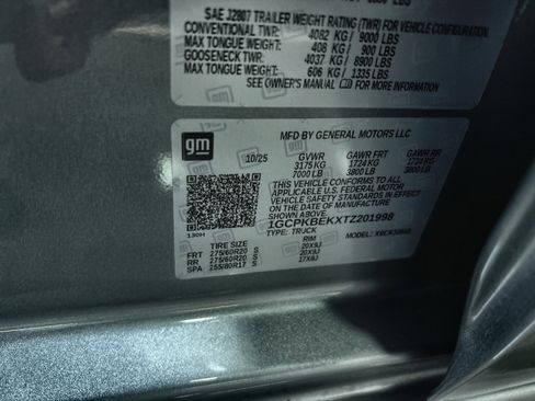 New 2026 Chevrolet Silverado 1500 Custom AWD/4WD image 39