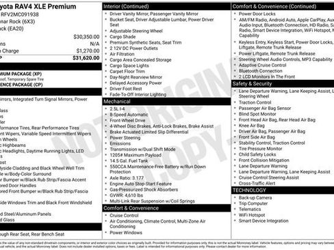Used 2021 Toyota RAV4 XLE Premium FWD image 4
