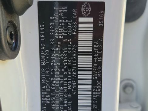 Certified 2020 Toyota Camry TRD FWD image 40