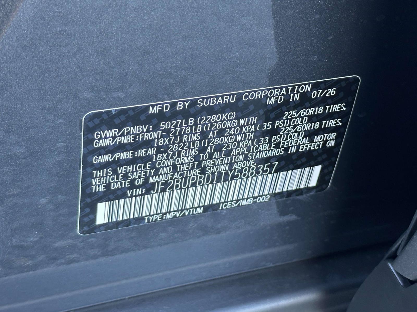 New 2026 Subaru Outback Premium AWD/4WD image 15