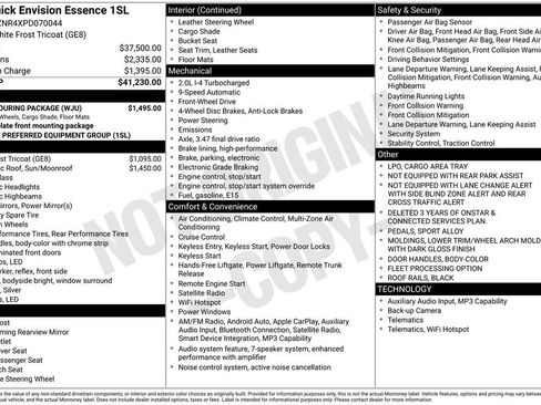 Used 2023 Buick Envision Essence w/ Sport Touring Package FWD image 17