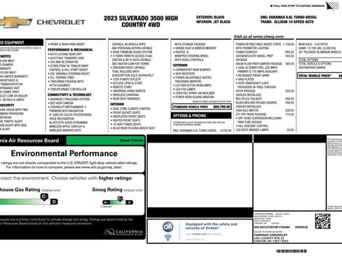 Certified 2023 Chevrolet Silverado 3500 High Country AWD/4WD image 4