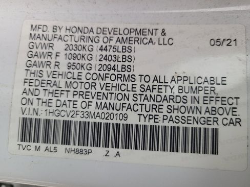 Used 2021 Honda Accord Sport image 33