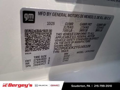 Certified 2026 GMC Sierra 1500 Elevation w/ Elevation Select Package AWD/4WD image 38