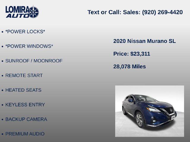 Used 2020 Nissan Murano SL AWD/4WD image 14