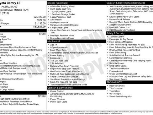 Used 2024 Toyota Camry LE FWD image 7