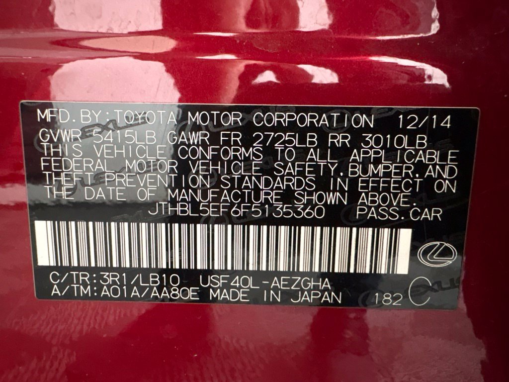 Used 2015 Lexus LS 460 w/ Comfort Package RWD image 30