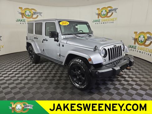 Used 2015 Jeep Wrangler Unlimited Sahara AWD/4WD image 1