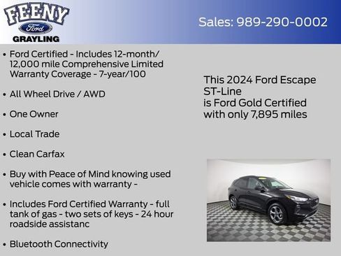 Used 2024 Ford Escape ST-Line AWD/4WD image 5