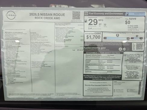 New 2026 Nissan Rogue SV w/ Rock Creek Premium Package image 29