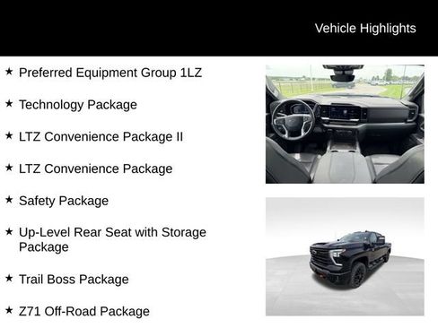 Used 2025 Chevrolet Silverado 2500 LTZ w/ Trail Boss Package AWD/4WD image 8
