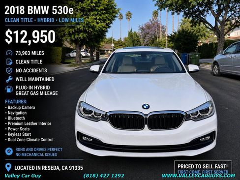 Used 2018 BMW 330e RWD image 1