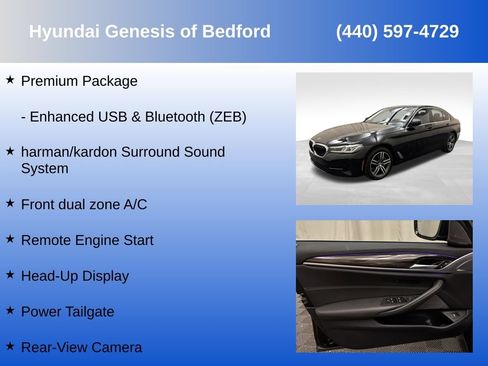 Used 2021 BMW 540i xDrive w/ Premium Package AWD/4WD image 21