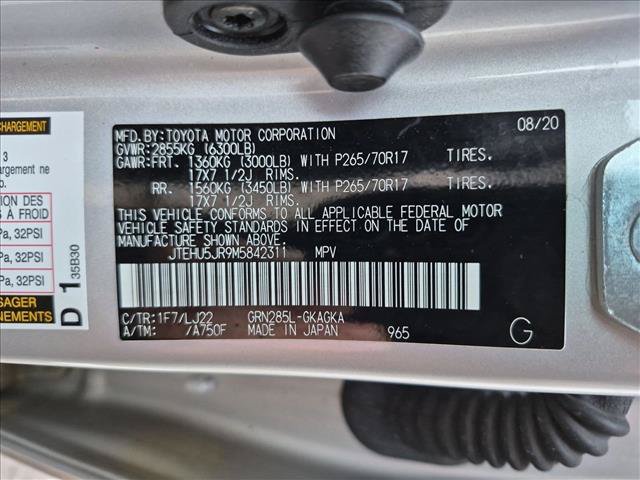 Used 2021 Toyota 4Runner Venture w/ Moonroof Package AWD/4WD image 14