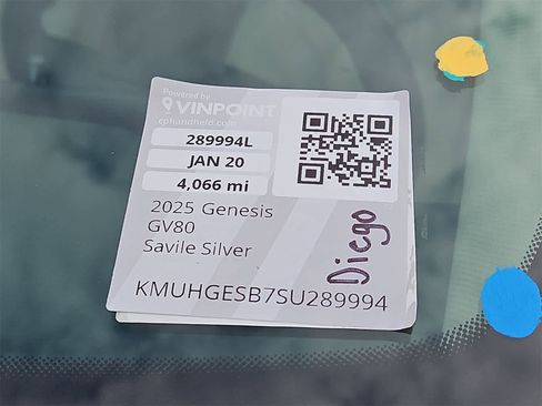 Used 2025 Genesis GV80 2.5T Select image 25