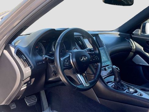 Used 2022 INFINITI Q50 Red Sport 400 w/ Carbon Fiber Package RWD image 9