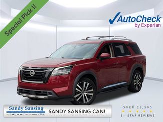 Used 2023 Nissan Pathfinder Platinum w/ Black Appearance Package FWD video 1