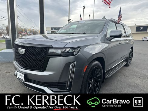 Used 2021 Cadillac Escalade ESV Sport Platinum w/ LPO, ONYX Package image 1