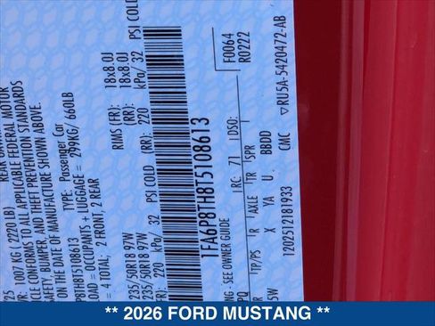 New 2026 Ford Mustang Premium image 19