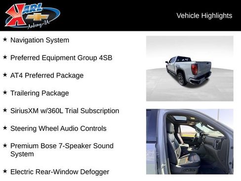 Used 2025 GMC Sierra 1500 AT4 w/ AT4 Preferred Package image 2