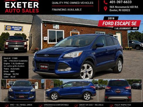 Used 2016 Ford Escape SE w/ Equipment Group 201A AWD/4WD image 1