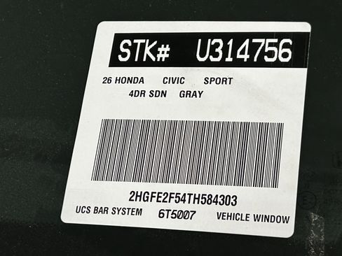 Used 2026 Honda Civic Sport image 5