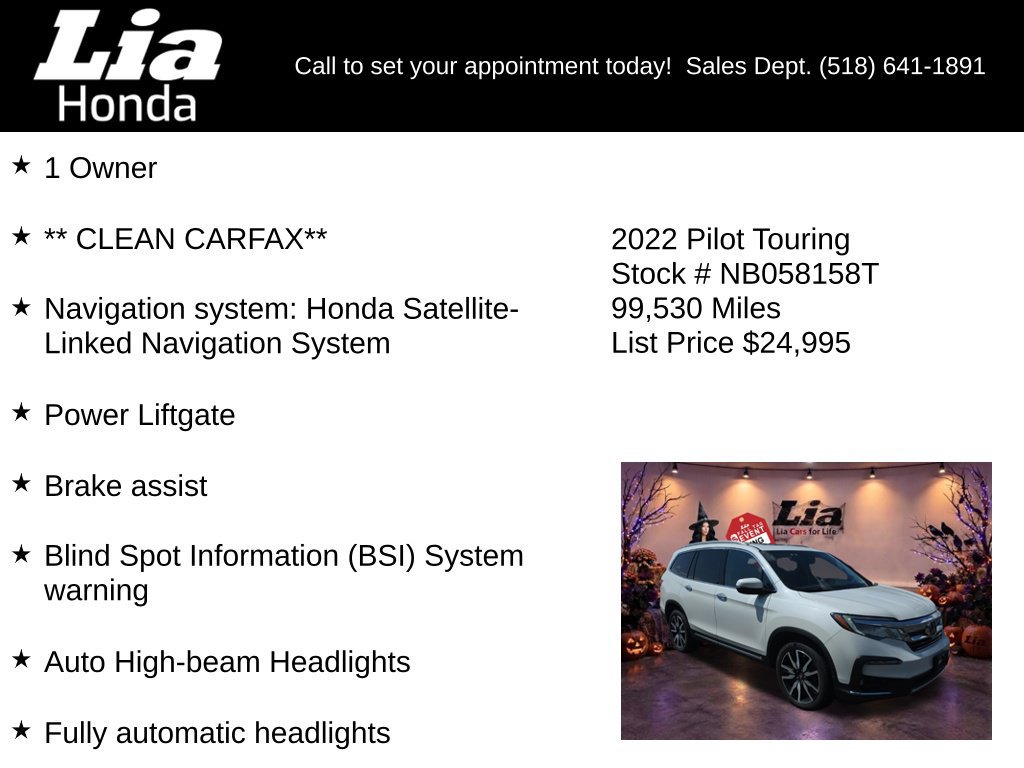 Used 2022 Honda Pilot Touring image 7