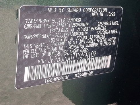 New 2026 Subaru Outback Limited image 10