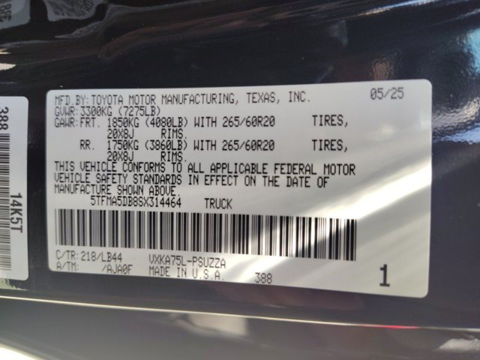 Used 2025 Toyota Tundra 1794 Edition AWD/4WD image 23