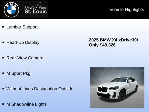 Used 2025 BMW X4 xDrive30i w/ Premium Package image 24
