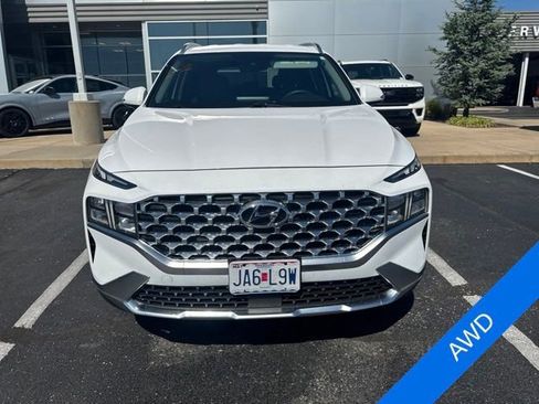 Used 2022 Hyundai Santa Fe Blue AWD/4WD image 2