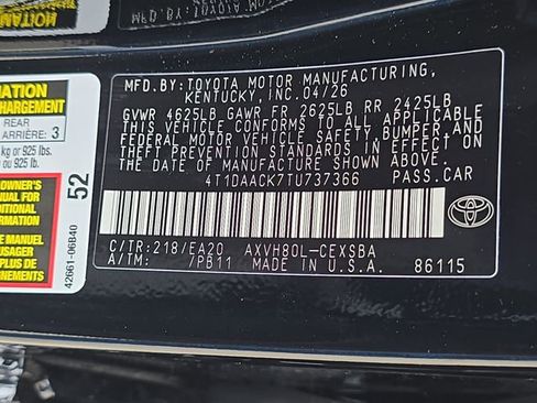 New 2026 Toyota Camry SE FWD image 34