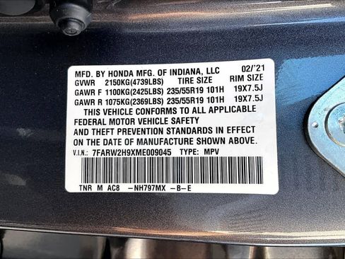 Used 2021 Honda CR-V Touring image 34