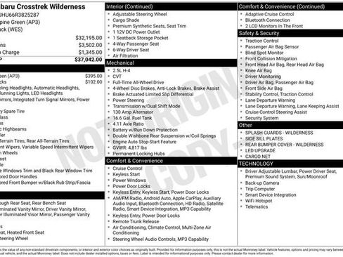 Used 2024 Subaru Crosstrek 2.5i Wilderness AWD/4WD image 22