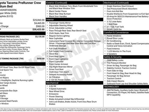 Used 2015 Toyota Tacoma PreRunner w/ TRD Off-Road Package RWD image 7