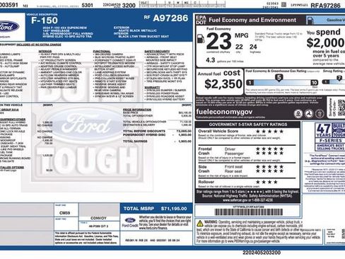 Used 2024 Ford F150 Lariat w/ Bed Utility Package AWD/4WD image 1