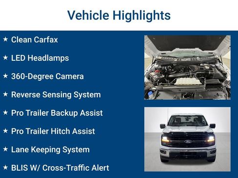 Used 2024 Ford F150 XLT w/ Tow/Haul Package AWD/4WD image 3
