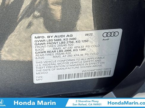 Used 2022 Audi Q5 2.0T Premium Plus w/ Premium Plus Package AWD/4WD image 38