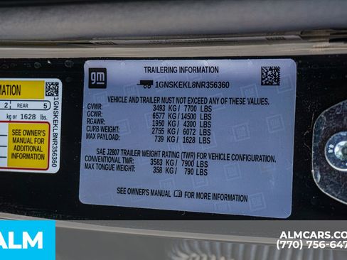 Used 2022 Chevrolet Suburban RST w/ Sport Performance Package AWD/4WD image 67