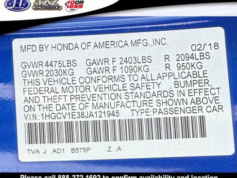 Used 2018 Honda Accord Sport image 13