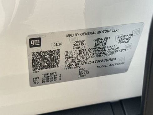 New 2026 Chevrolet Tahoe LS w/ LPO, Dark Essentials Package image 39