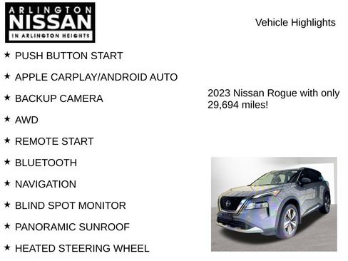 Used 2023 Nissan Rogue Platinum AWD/4WD image 8