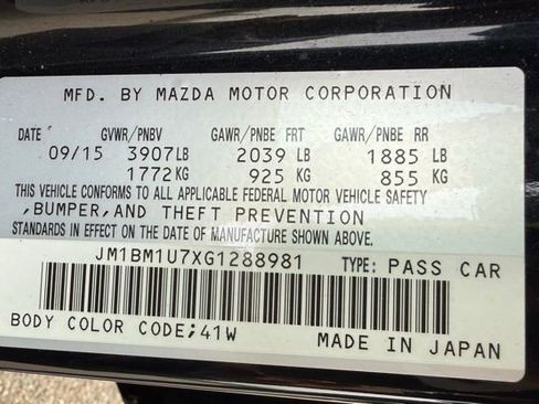 Used 2016 MAZDA MAZDA3 i Sport w/ Preferred Equipment Package image 14