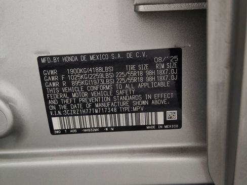 Certified 2026 Honda HR-V EX-L image 19