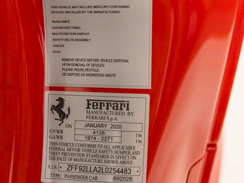 Used 2020 Ferrari F8 Tributo image 25