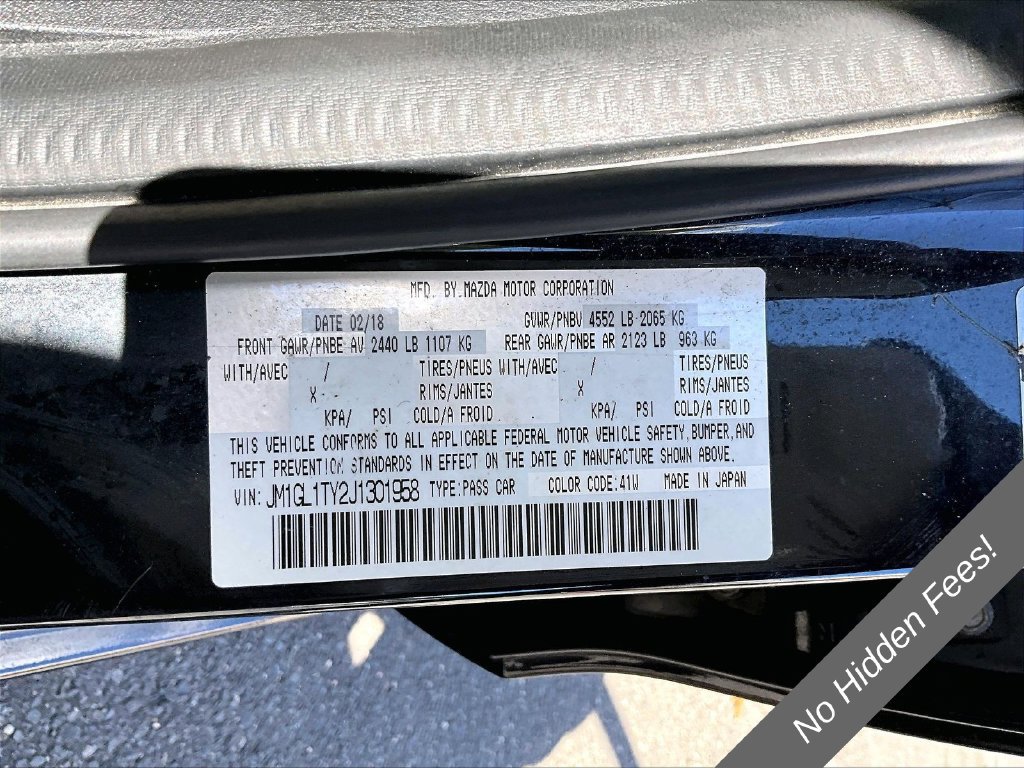 Used 2018 MAZDA MAZDA6 Grand Touring FWD image 26