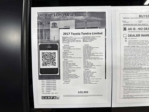 Used 2017 Toyota Tundra Limited image 13