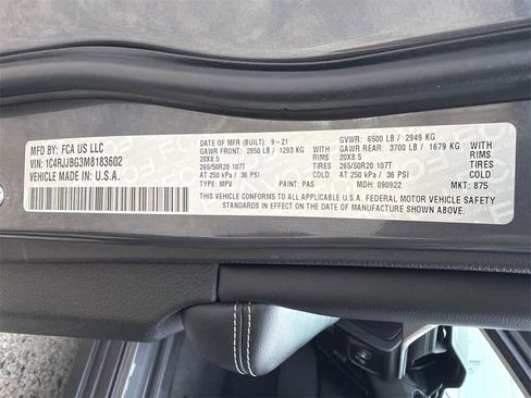 Used 2021 Jeep Grand Cherokee L Limited image 36